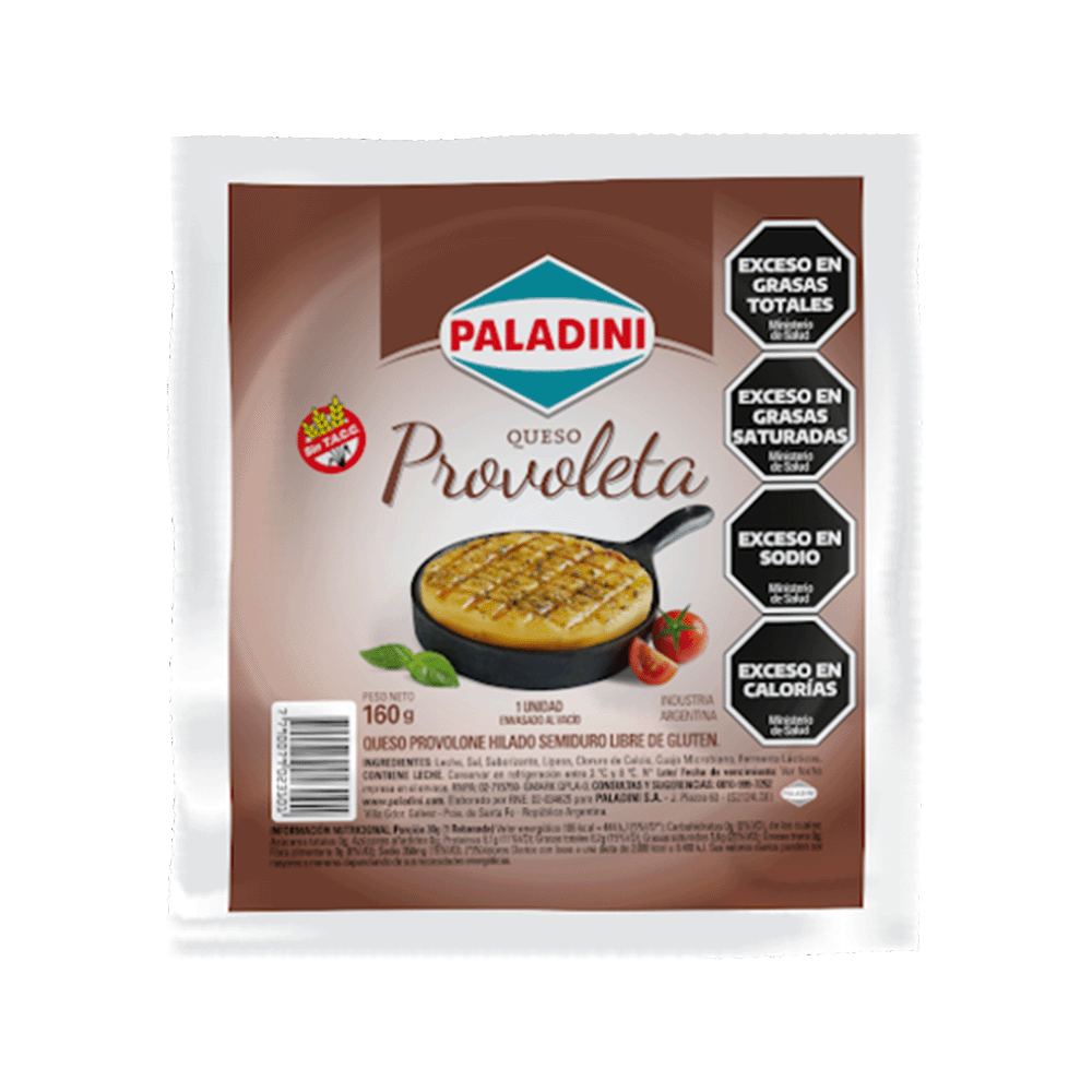 Queso Provoleta Paladini x 160 gr