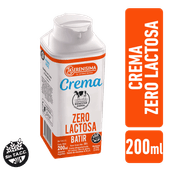 Crema Leche LA SERENISIMA Zero Lactosa Tetra 200c