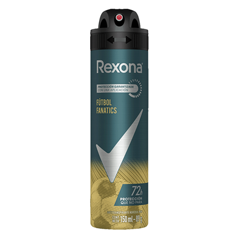 Antitranspirante REXONA Futbol Fanatics Aerosol 89g
