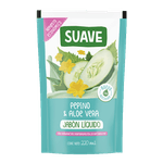 Jabon Liquido SUAVE Pepino/Aloe Doy Pack 220ml
