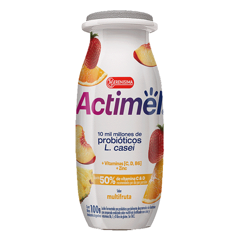 Leche Fermentada Multifruta Actimel 100 gr
