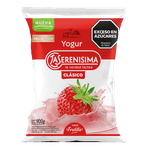 Yogur LA SERENISIMA Clasico Sachet Entero Frutilla 900g