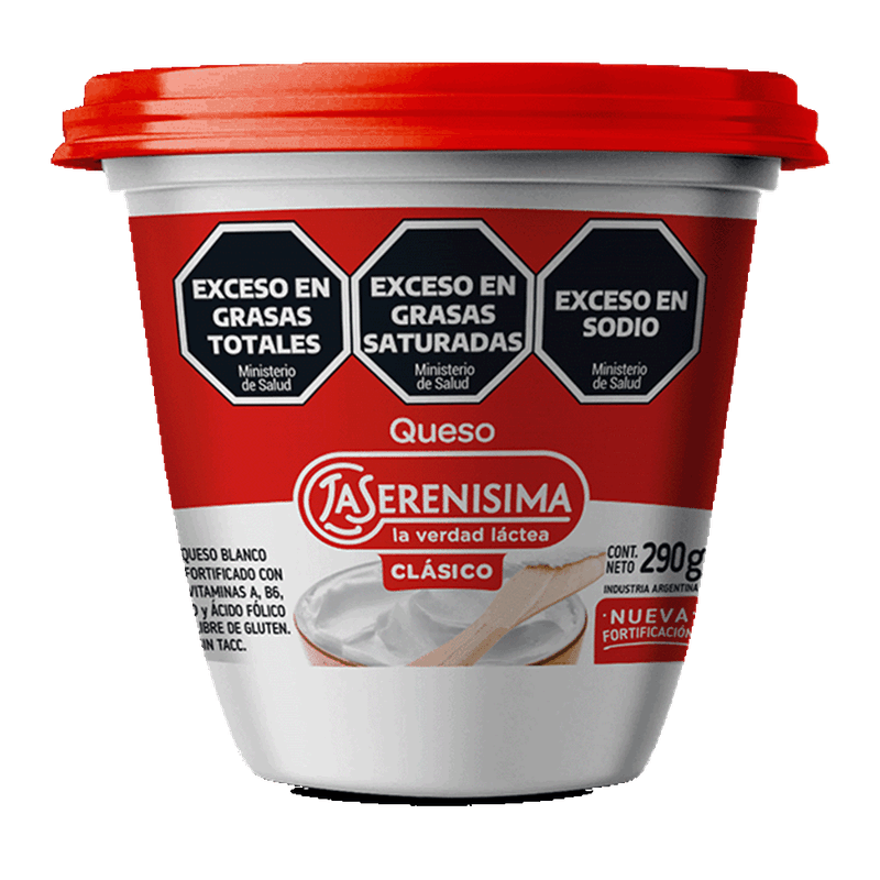 Queso Crema LA SERENISIMA Vitamina A y D Clasico 290g