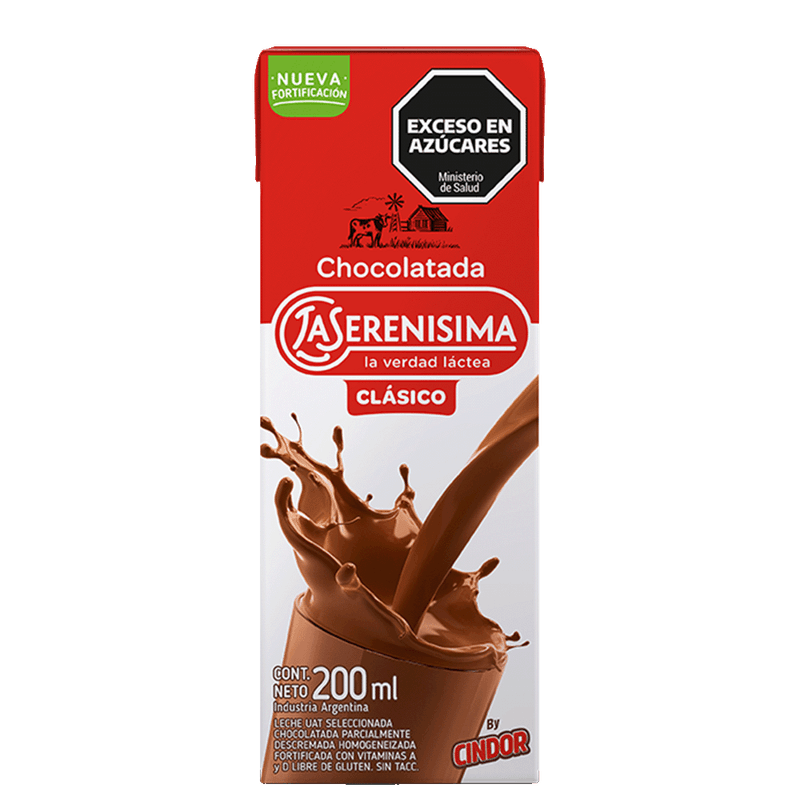 Leche LA SERENISIMA Chocolatada Clasica 200ml