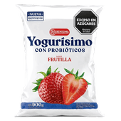 Yogur YOGURISIMO Frutilla Sachet 900g