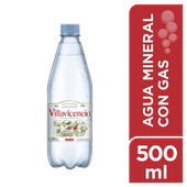 Agua Mineral VILLAVICENCIO Con Gas 500ml