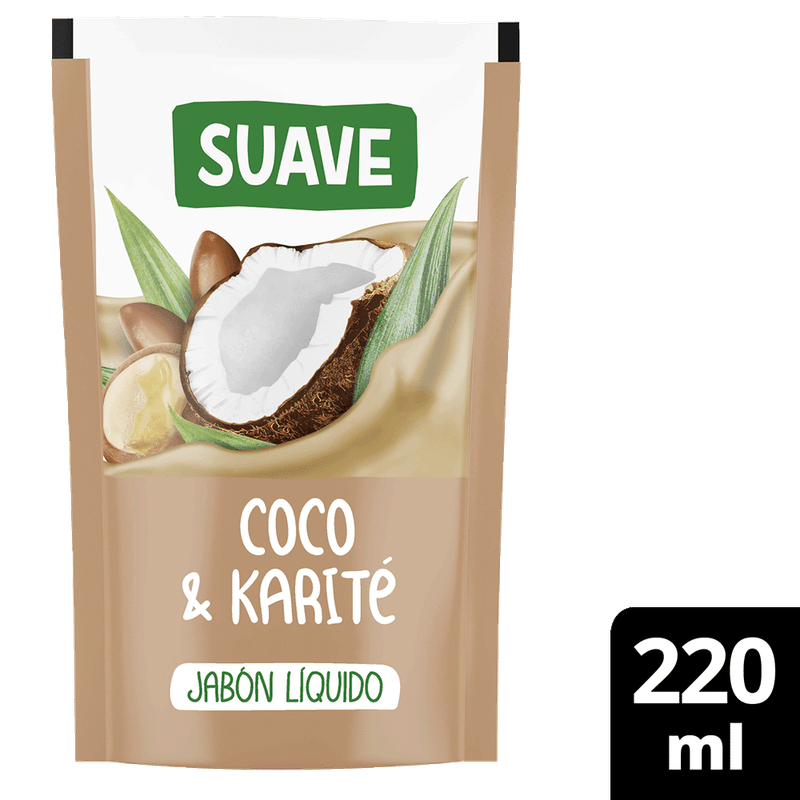 Jabon Liquido SUAVE Coco/Karite Doy Pack 220ml