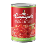 Tomate Cubeteado LA CAMPAGNOLA Lata 400g