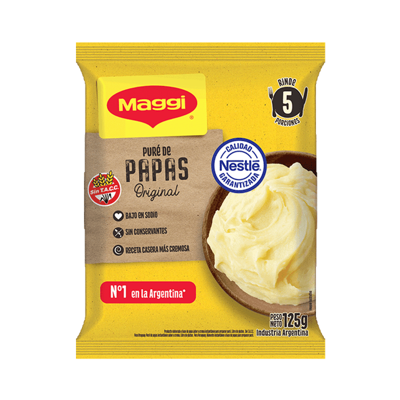 Pure Papas MAGGI Cremoso 125g