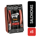 Salchichas PATY Viena Clasicas Sin Tacc 6u