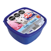 Helado LA MONTEVIDEANA Frutilla-Granizado Pote 500g