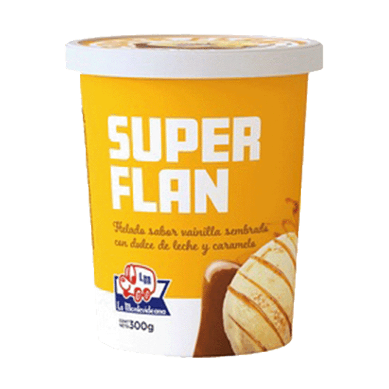 Helado LA MONTEVIDEANA Super Flan 300g