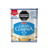 Yogur GRAN COMPRA Vainilla Pote 120g