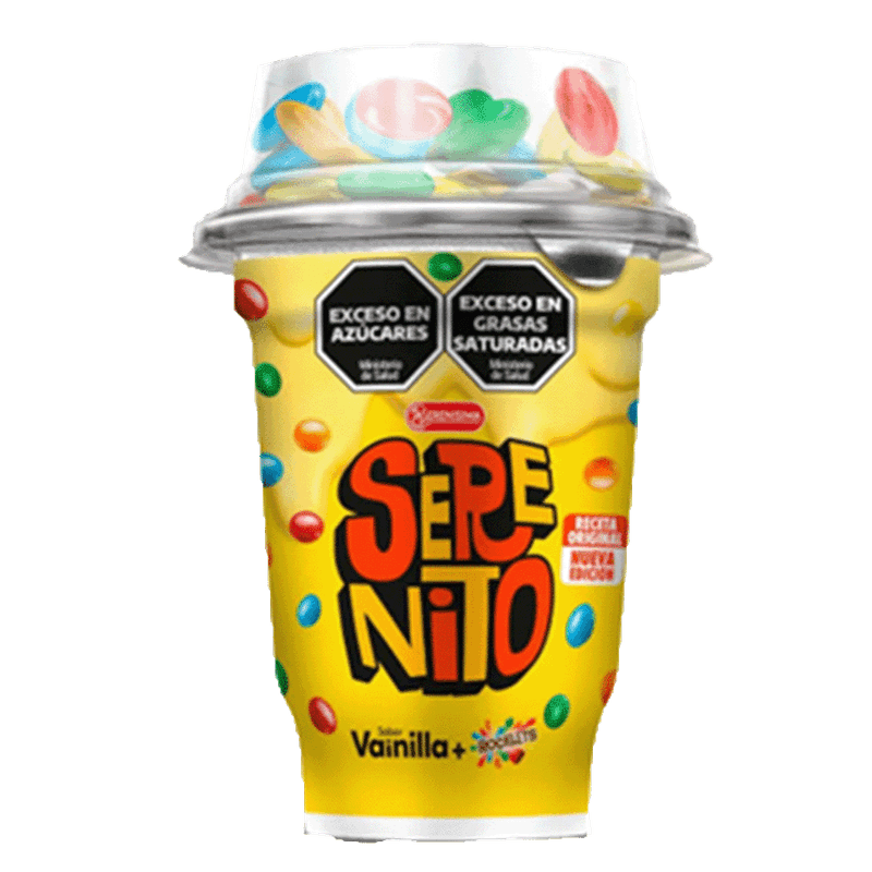 Postre SERENITO Vainilla Con Rocklets 118g