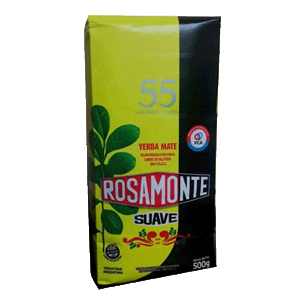Yerba Mate Rosamonte Suave Edición 55 Aniversario 500 gr