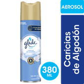 Desodorante Ambiente GLADE Caricias De Algodón Aerosol 380ml