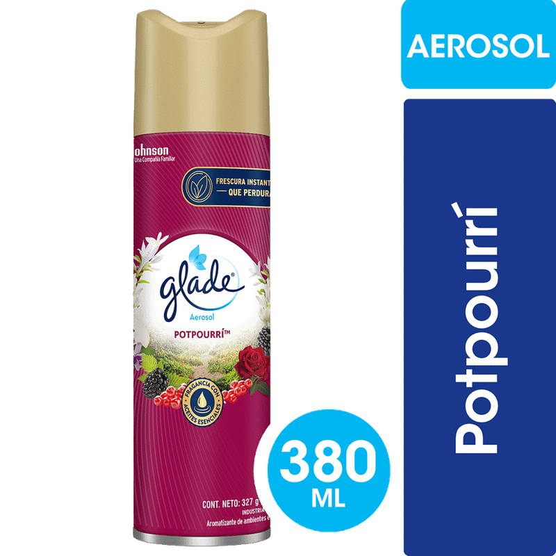 Desodorante Ambiente GLADE Potpourri Aerosol 380ml