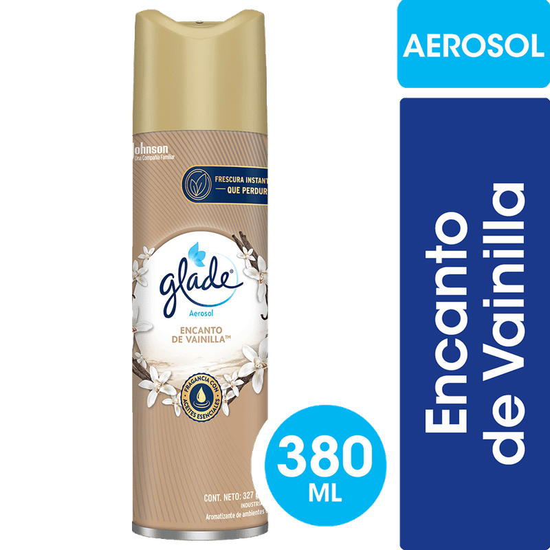 Desodorante Ambiente GLADE Vainilla Aerosol 380ml
