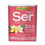 Yogur SER Batido Calcio Vainilla Pote 120g
