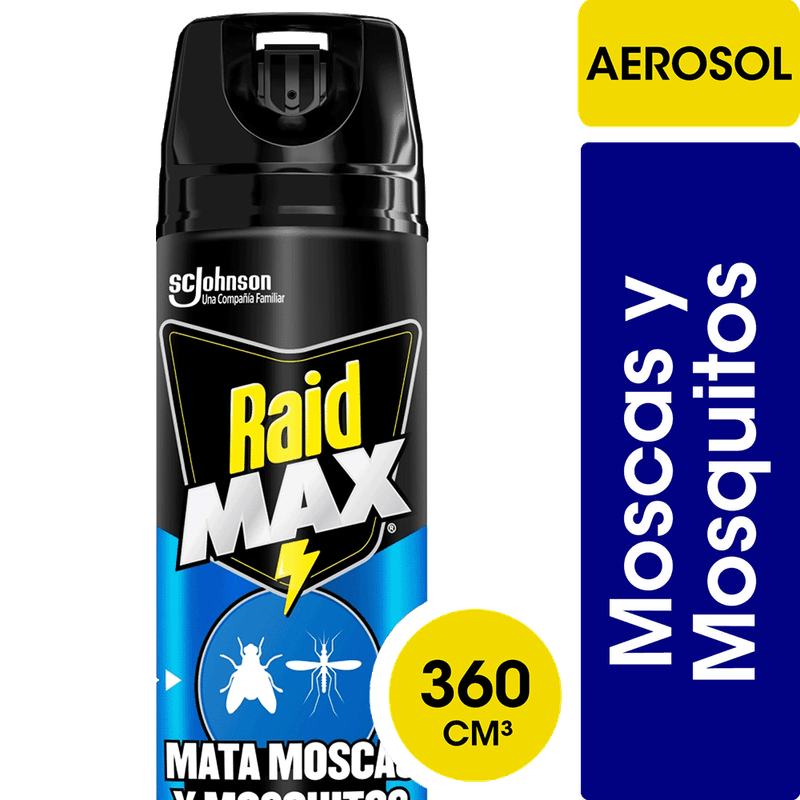 Insecticida RAID Max MMM Aerosol 360ml