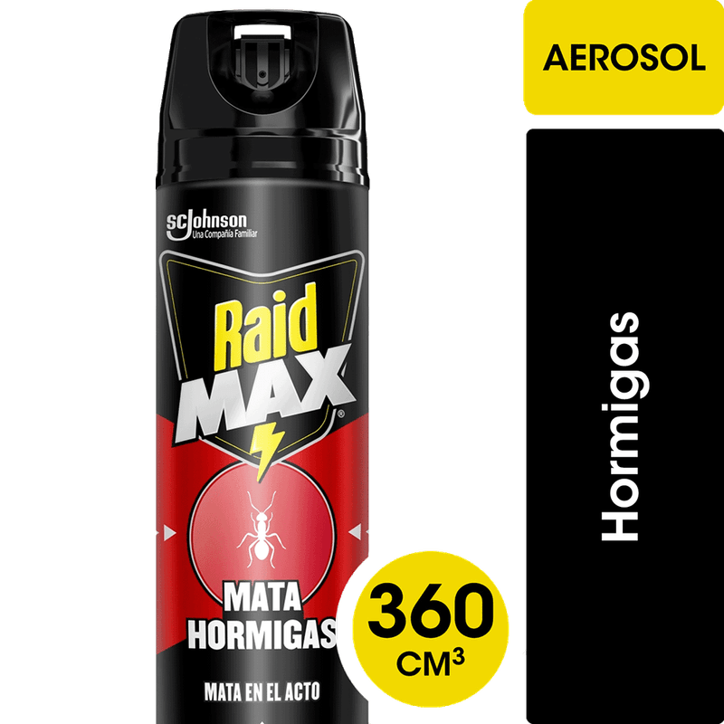 Insecticida RAID Mata Hormigas Aerosol 360ml