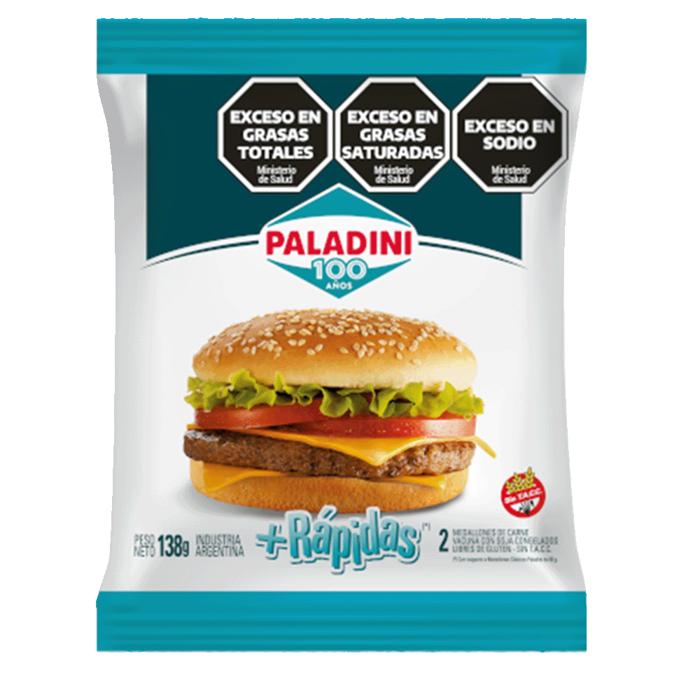 Medallon de Carne Paladini + Rapidas x 138 gr