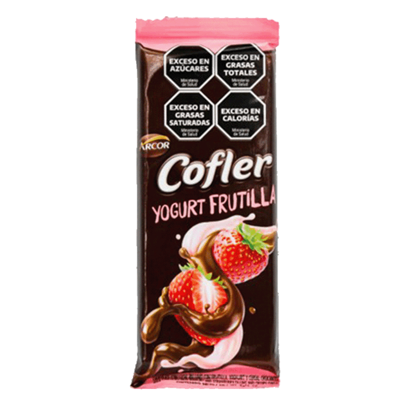 Chocolate COFLER Yogurt Frutilla 64g