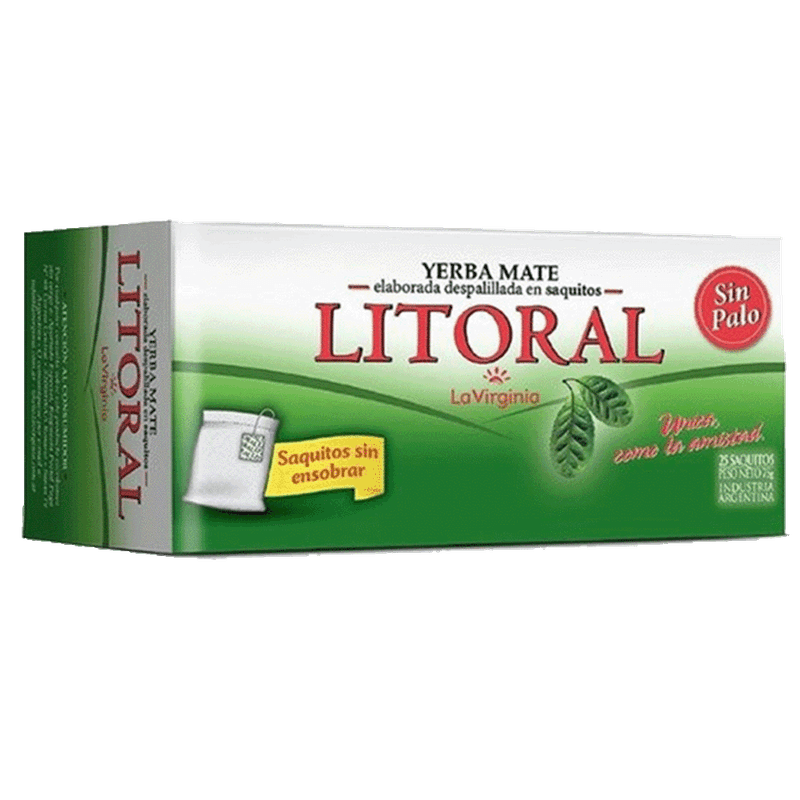 Yerba LITORAL Sin Ensobrar 25u