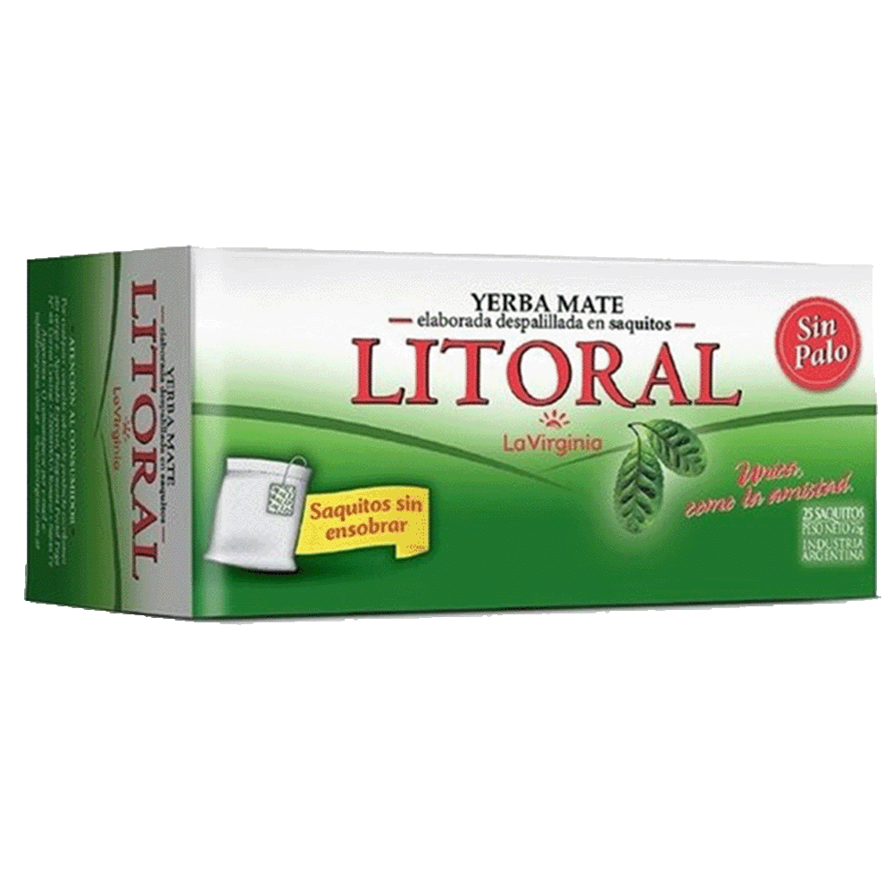 Mate Cocido Litoral x 25 Saquitos
