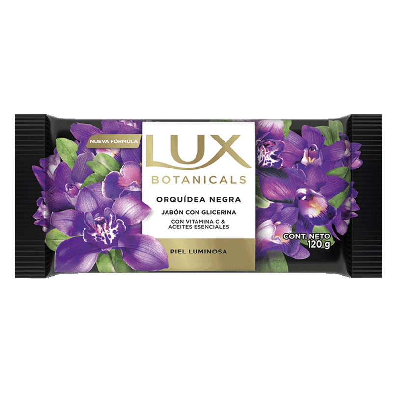 Jabon De Tocador LUX Botanicals Orquidea Negra 120g