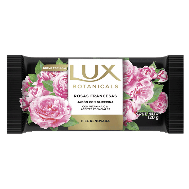 Jabon De Tocador LUX Botanicals Rosas Francesas 120g