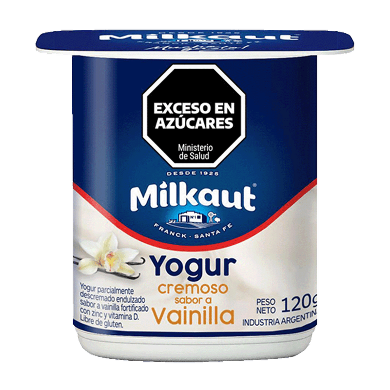 Yogur MILKAUT Vainilla Pote 120g