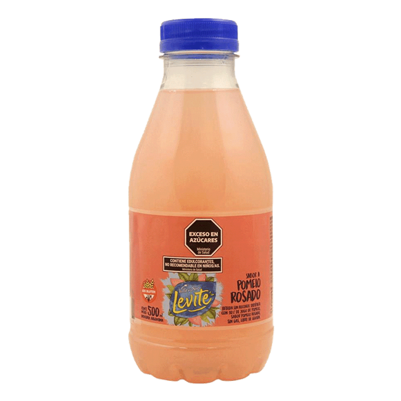 Agua VILLA DEL SUR LEVITE Pomelo Rosado 500ml