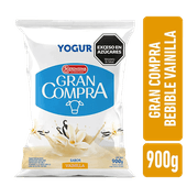 Yogur GRAN COMPRA Bebible Vainilla 900ml