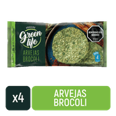 Veggies GREEN LIFE Arvejas-Brocoli 4u