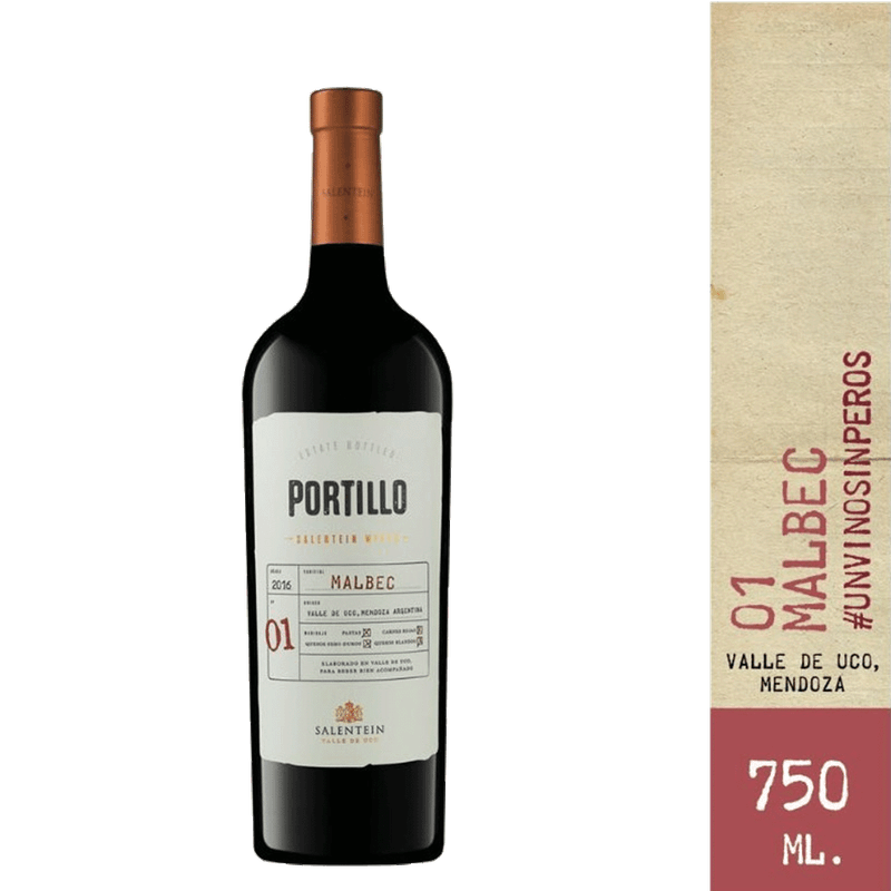 Vino PORTILLO Malbec 750c