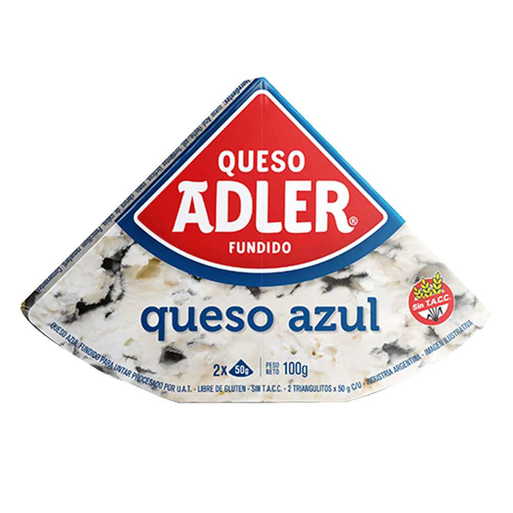 Queso Azul Fundido para Untar Adler x 100 gr