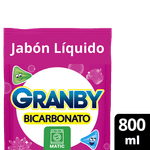 Jabon Liquido GRANBY Rosas Matic Doy Pack 800ml