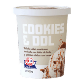 Helado LA MONTEVIDEANA Cookies C/DDL 300g