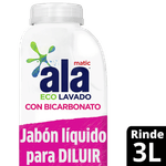 Jabón Liquido ALA Ecolavado Con Bicarbonato P/Diluir 500ml