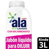 Jabón Liquido ALA Ecolavado Con Bicarbonato P/Diluir 500ml