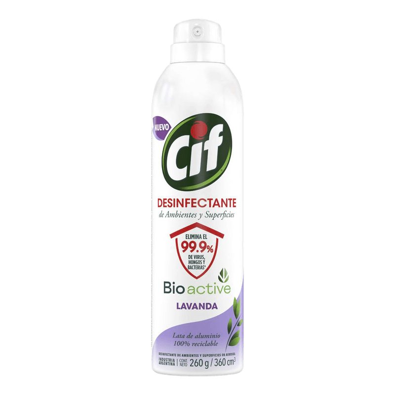 Desodorante Ambiente CIF Desinfectante Lavanda Aerosol 360cc