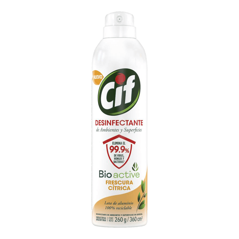 Desodorante Ambiente CIF Desinfectante Frescura Citrica Aer 360cc