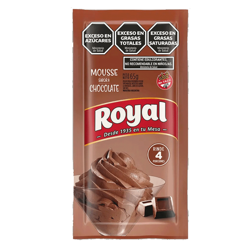 Mousse Royal X65gr.chocolate
