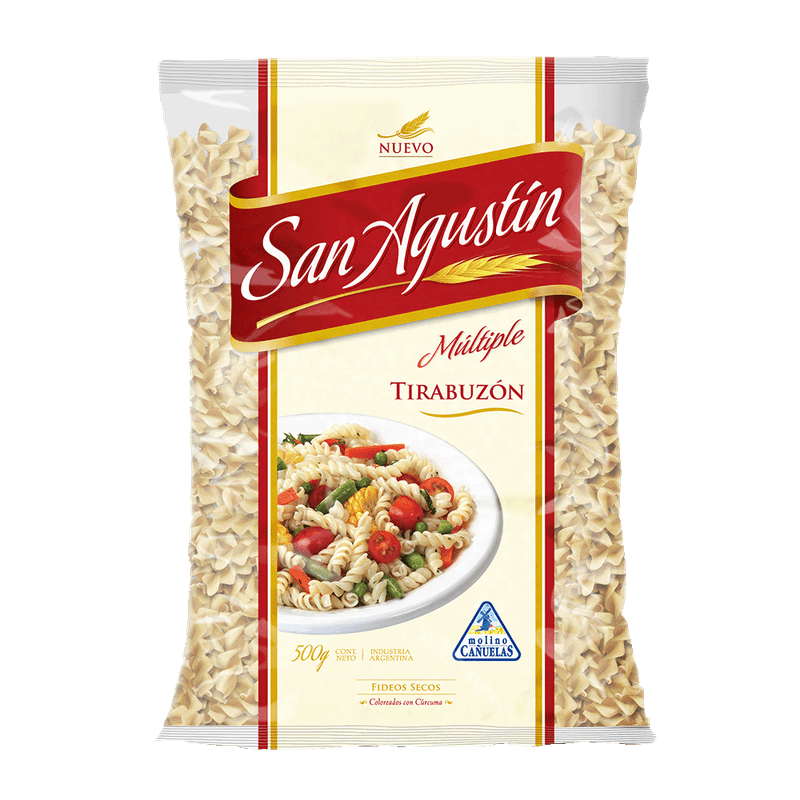 Fideos SAN AGUSTIN Tirabuzon 500g