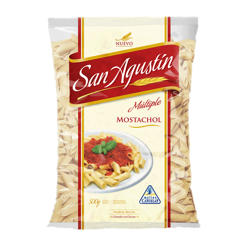 Fideos SAN AGUSTIN Mostachol 500g