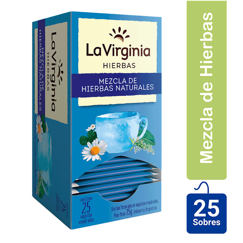 Te LA VIRGINIA Mezcla De Hierbas Natural 25g