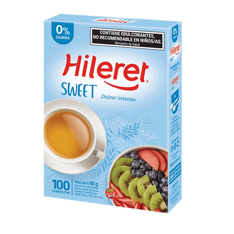 Endulzante HILERET Sweet Sobres 100u