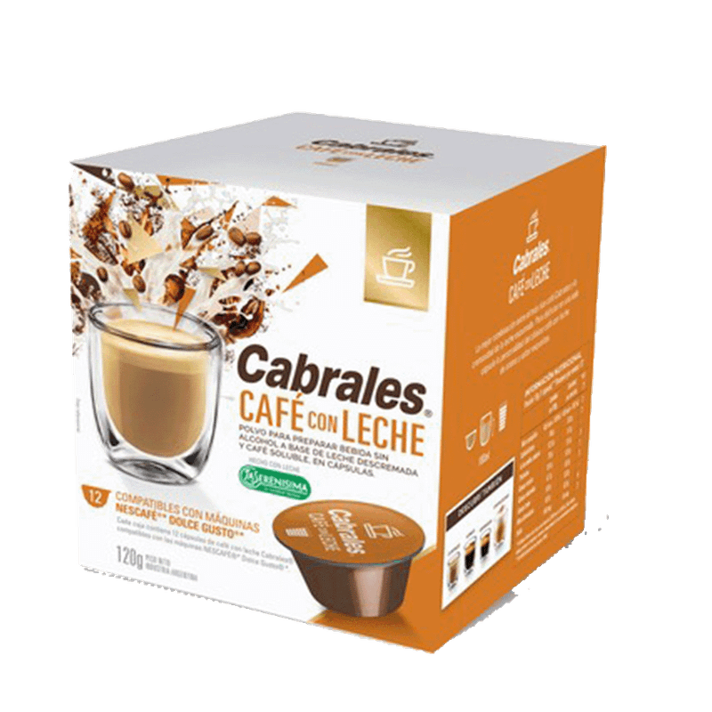 Capsula CABRALES Café Con Leche 12u