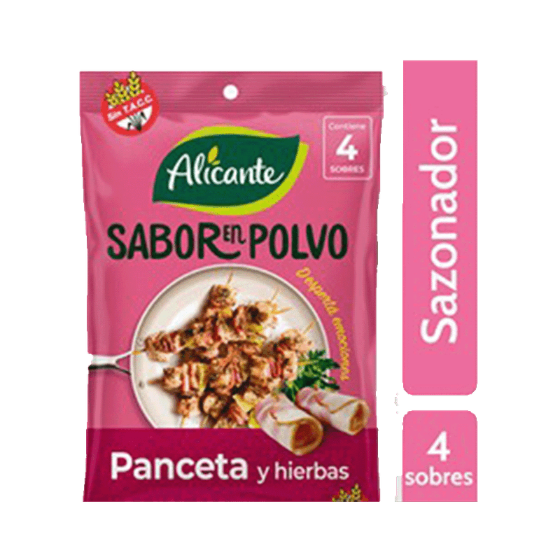 Saborizador ALICANTE Polvo Panceta/Hierbas Flowpack 30g